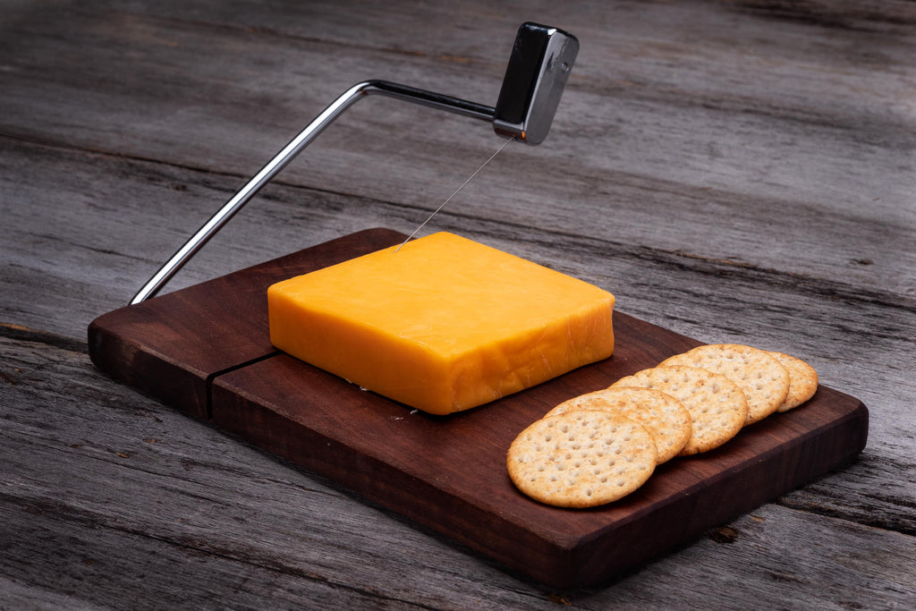 Cheese Cutter Board Beechwood Non-Slip Ham Butter Butcher With Cutting Line  Kitchen Accessories Cheese Slicer Cutter For Home