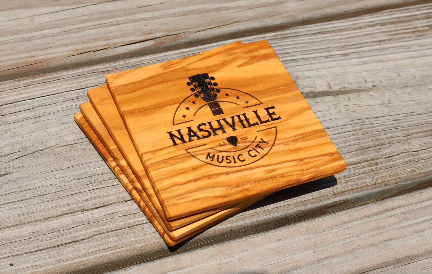 Olive Wood Coasters