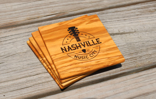 Olive Wood Coasters