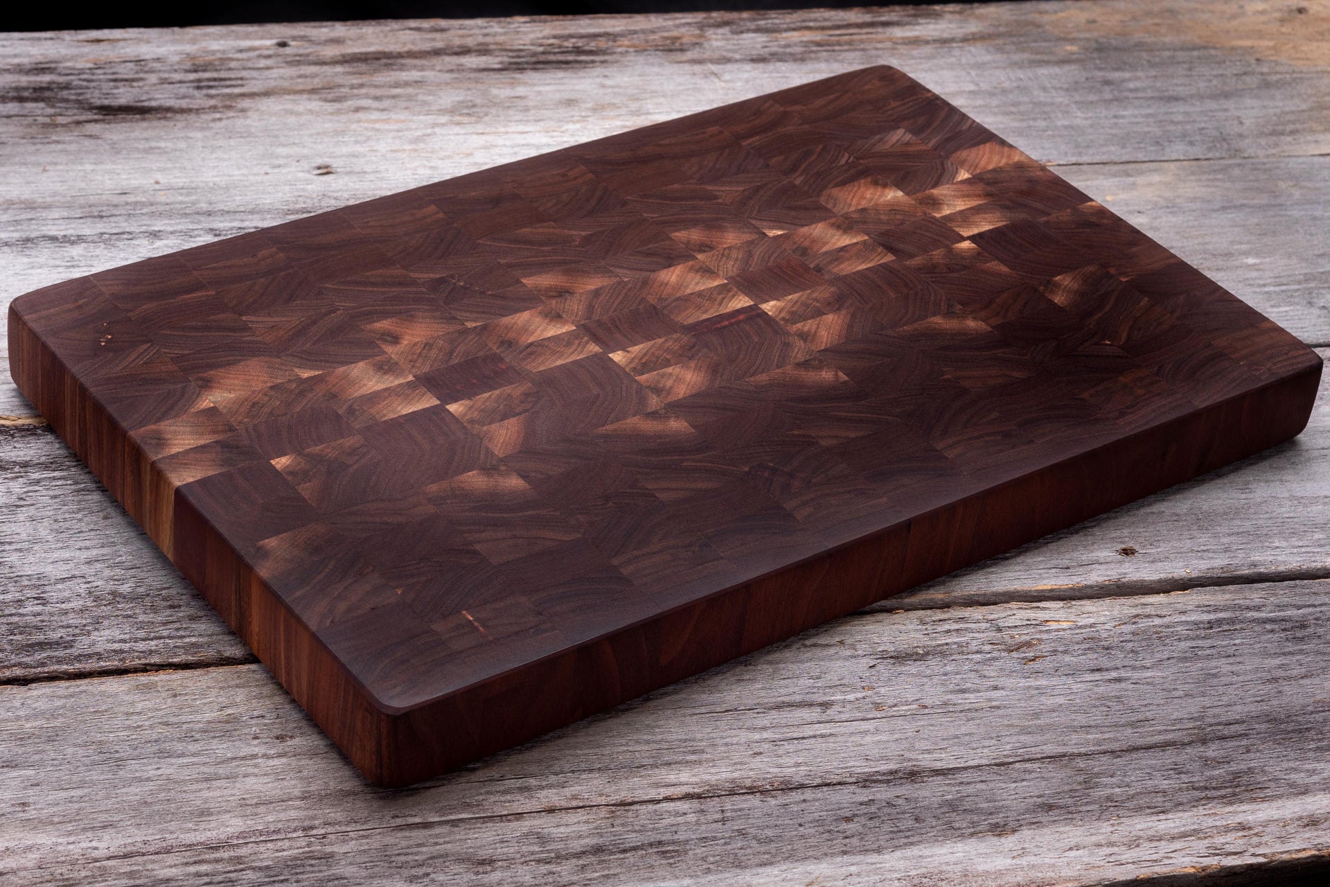 Large End Grain Cutting Boards - Black Walnut